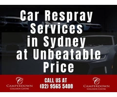 Car Respray Services in Sydney at Unbeatable Price