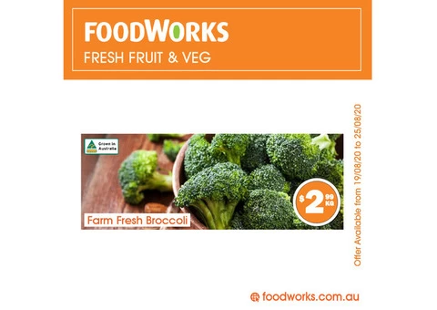 Farm Fresh Broccoli For Sale FoodWorks Clovelly