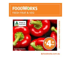Red Capsicums For Sale FoodWorks Clovelly