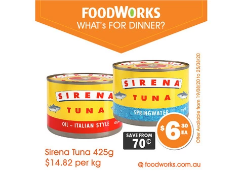 Sirena Tuna For Sale FoodWorks Clovelly