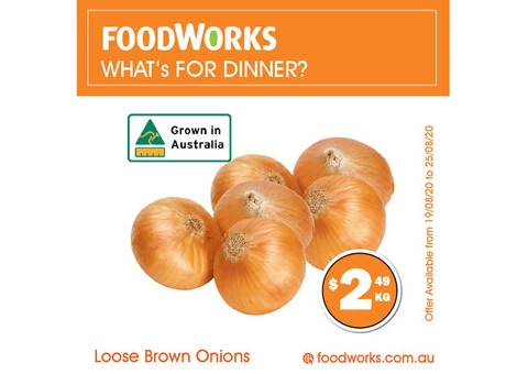 Loose Brown Onions For Sale FoodWorks Clovelly
