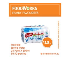 Frantelly Spring Water For Sale FoodWorks Clovelly