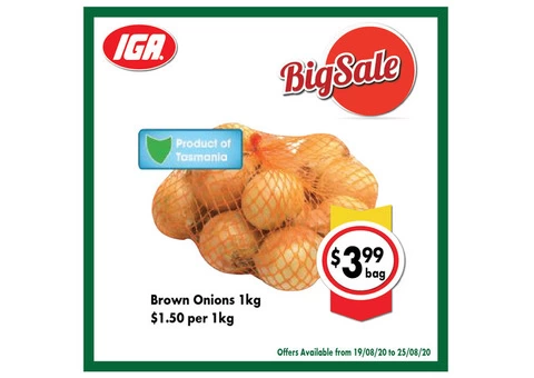 Grocery item For Sale IGA Ravenswood
