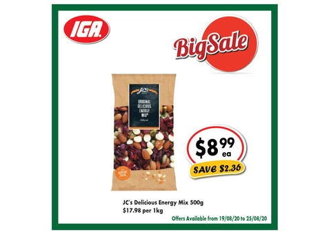 Grocery item For Sale IGA Ravenswood