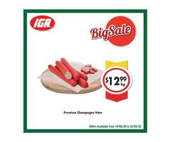 Grocery Item For Sale IGA Ravenswood