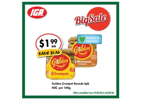Grocery Item For Sale IGA Ravenswood