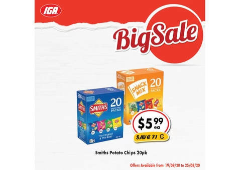 Grocery Item For Sale IGA Ravenswood