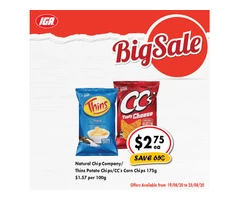 Grocery Item For Sale IGA Ravenswood