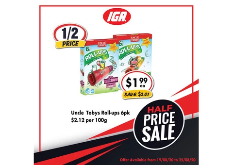 Grocery Item For Sale IGA Ravenswood