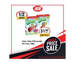 Grocery Item For Sale IGA Ravenswood