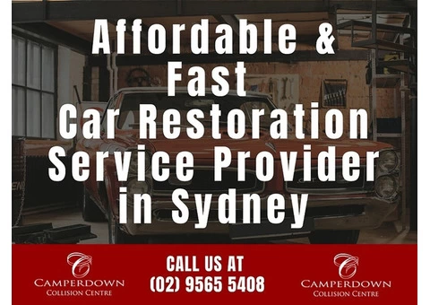 Affordable & Fast Car Restoration Service Provider in Sydney