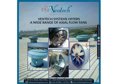 Ventech Systems offers a wide range of Axial Flow Fans