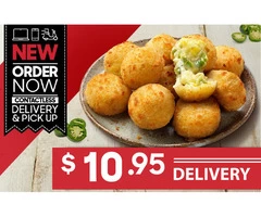JALAPEÑO CHEESE BITES For Sale Pizza Hut Orange