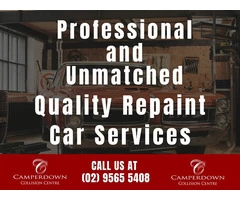 Professional and Unmatched Quality Repaint Car Services