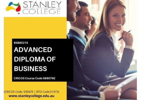 Thinking to make a career in advanced diploma of business in Australia? Apply Now!
