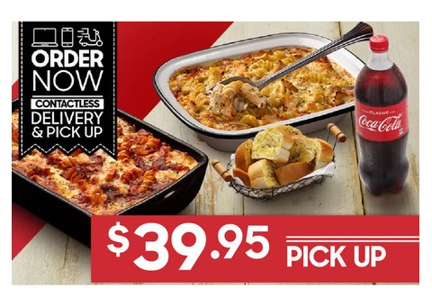 FAMILY PASTA MEAL For Sale Pizza Hut Orange